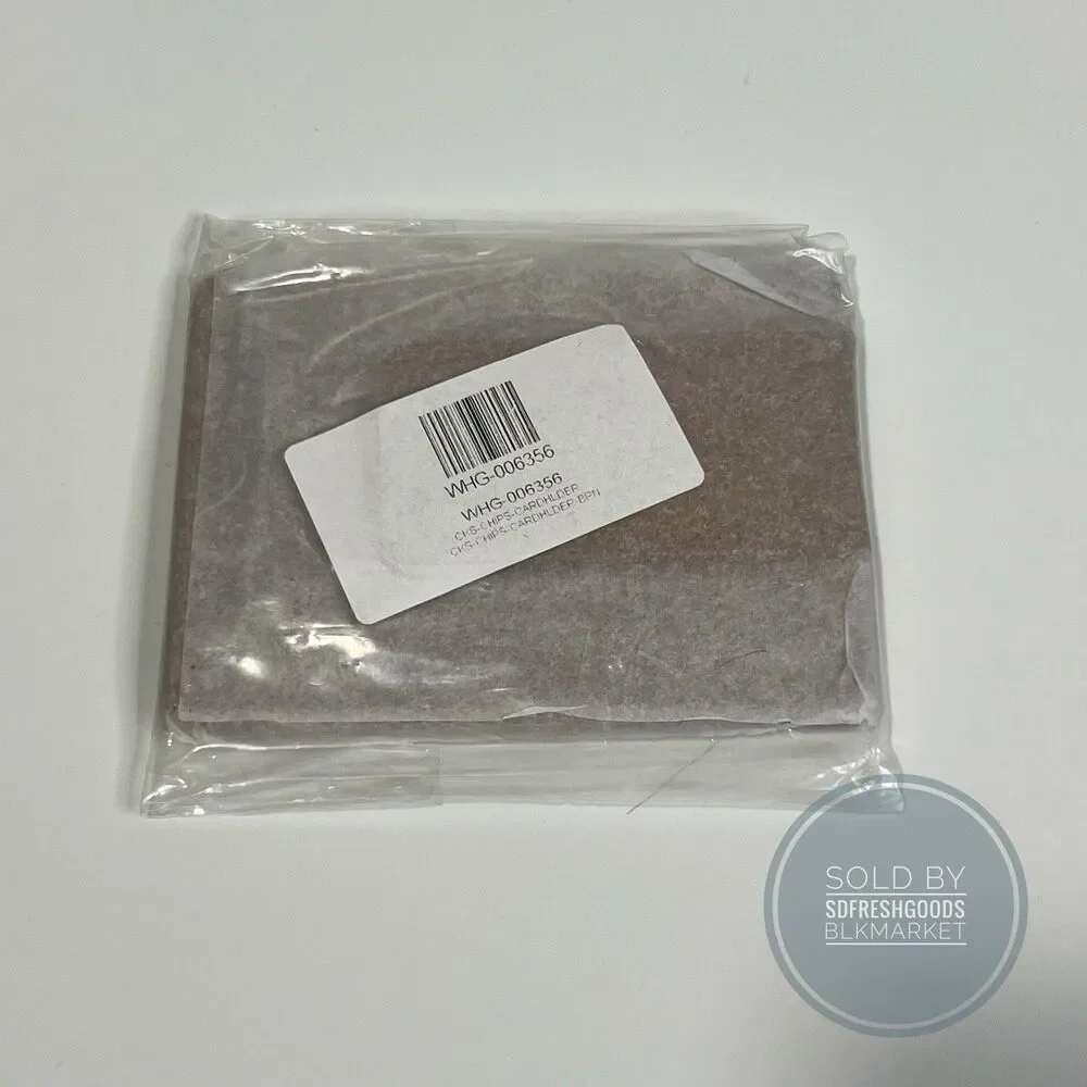 Cookie's BIG CHIPS AND COOKIE MONEY CLIPS LEATHER CARD HOLDER